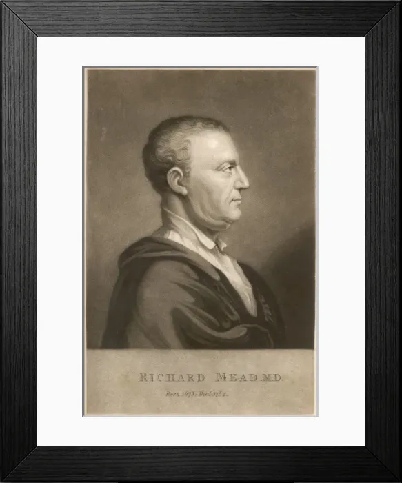 Framed Print : Richard Mead / Dibdin Framed Print : Richard Mead / Dibdin