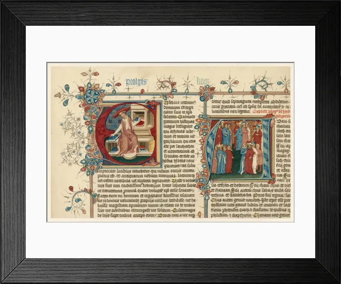 Framed Print : Saint Jerome in an Ms Framed Print : Saint Jerome in an Ms