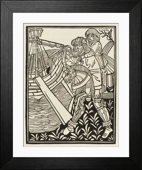 Framed Print : Bevis and Ascaparte Framed Print : Bevis and Ascaparte