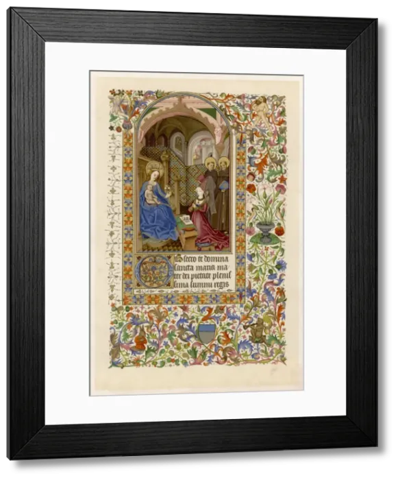 Framed Print : Ms - Piedmontese Book Framed Print : Ms - Piedmontese Book