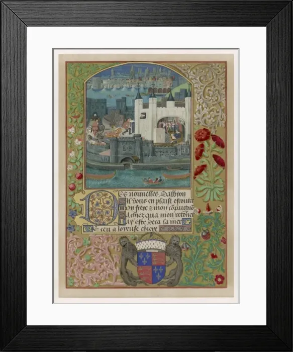 Framed Print : Ms - Duke of Orleans Framed Print : Ms - Duke of Orleans