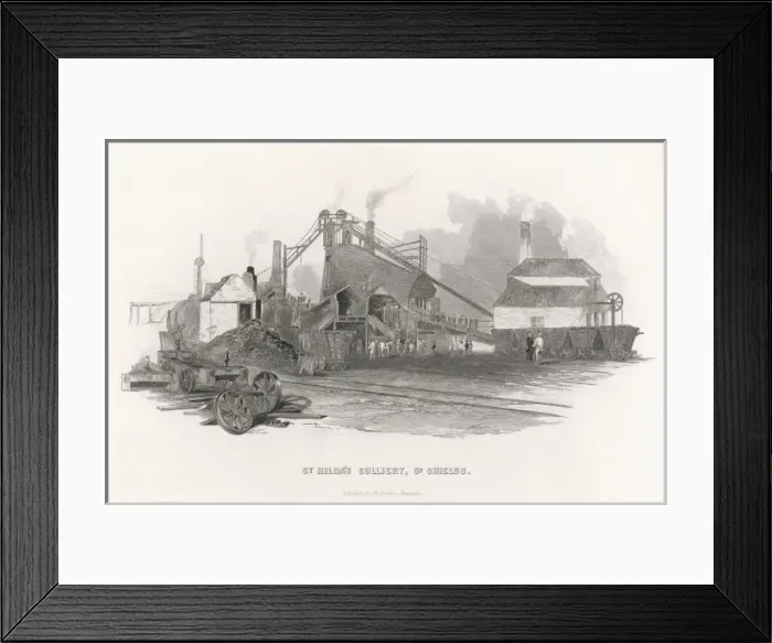 Framed Print : St Hildas Colliery Framed Print : St Hildas Colliery