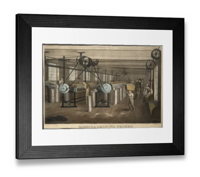 Framed Print : Cotton Processing Framed Print : Cotton Processing