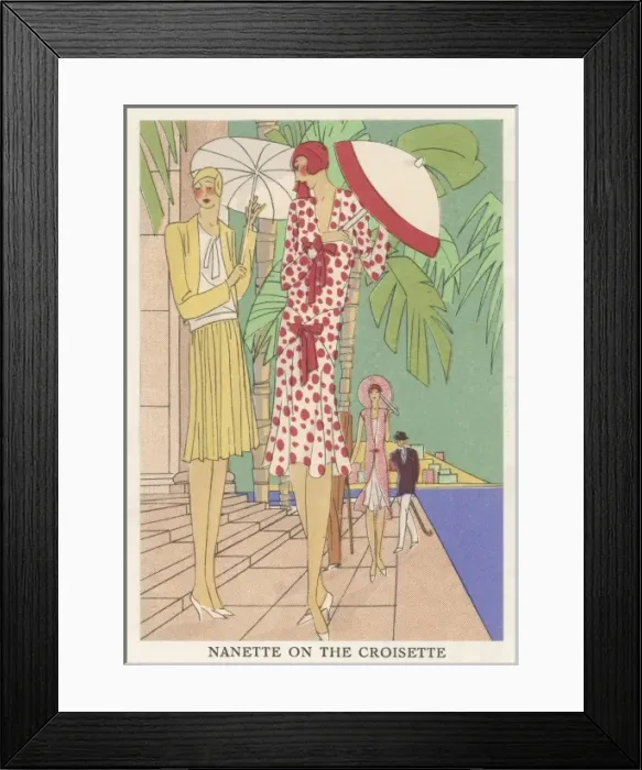 Framed Print : Two Ladies at Cannes Framed Print : Two Ladies at Cannes