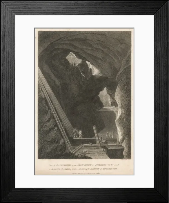 Framed Print : Iron Mine Sweden Framed Print : Iron Mine Sweden