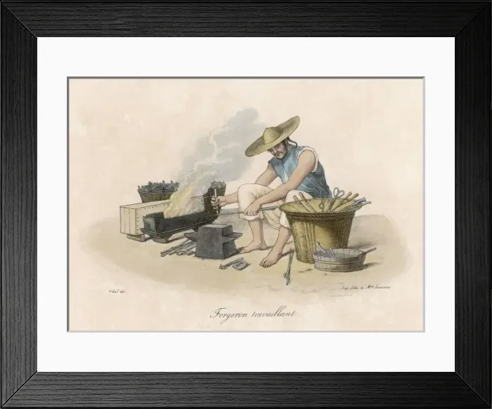 Framed Print : Chinese Blacksmith 2 Framed Print : Chinese Blacksmith 2