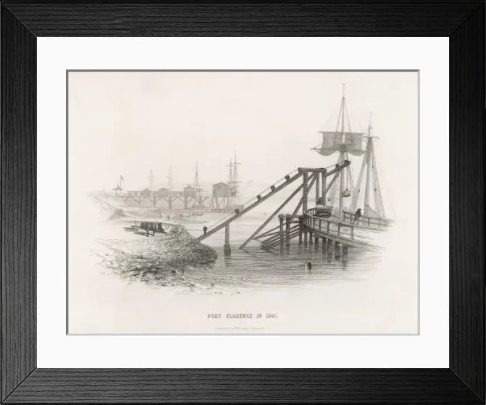 Framed Print : Loading Coal Ships Framed Print : Loading Coal Ships