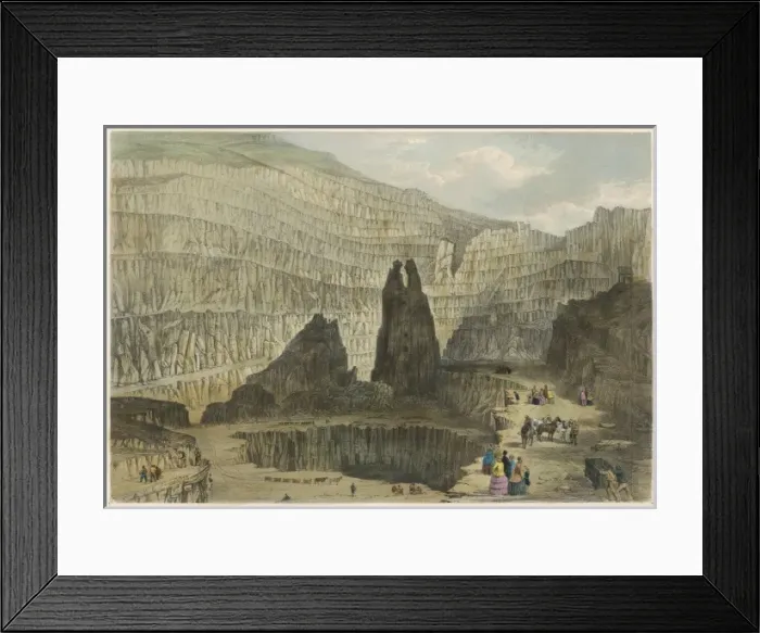 Framed Print : Penrhyn Quarries - 1 Framed Print : Penrhyn Quarries - 1