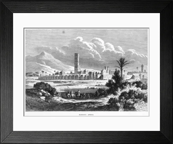 Framed Print : Morocco Marrakech Framed Print : Morocco Marrakech