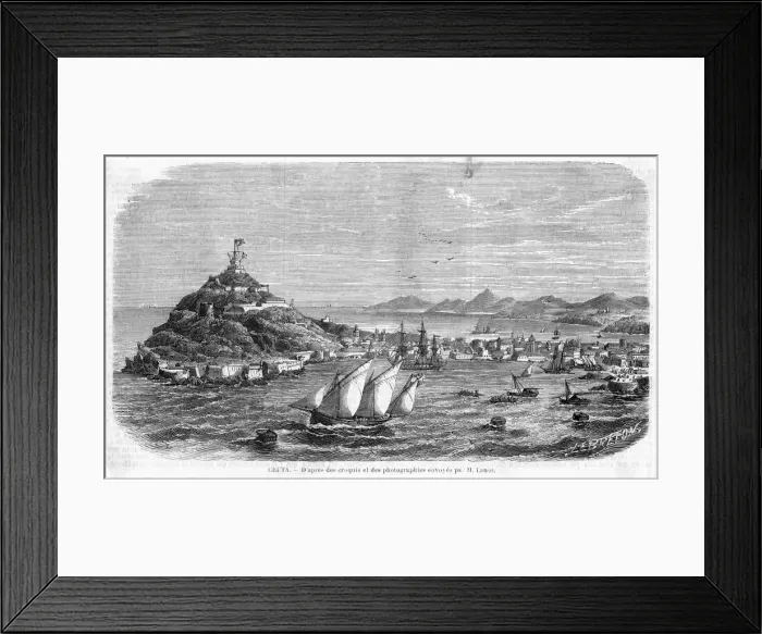 Framed Print : Morocco Ceuta Framed Print : Morocco Ceuta