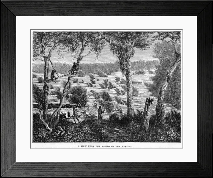 Framed Print : Laos Mekong River Framed Print : Laos Mekong River