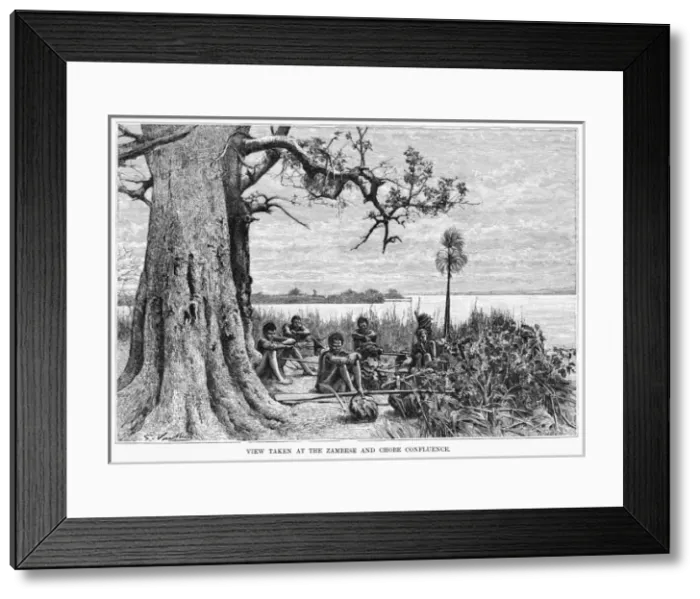 Framed Print : Mozambique Zambezi Framed Print : Mozambique Zambezi