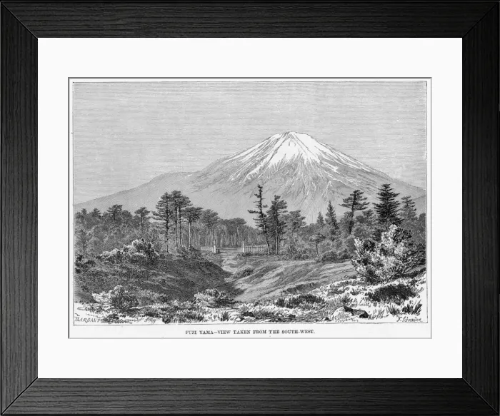 Framed Print : Japan Fujiyama Framed Print : Japan Fujiyama
