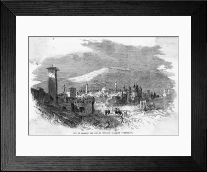 Framed Print : Syria Damascus Framed Print : Syria Damascus