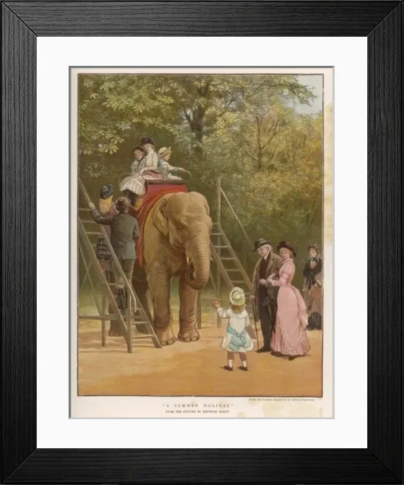 Framed Print : Elephant Ride Framed Print : Elephant Ride