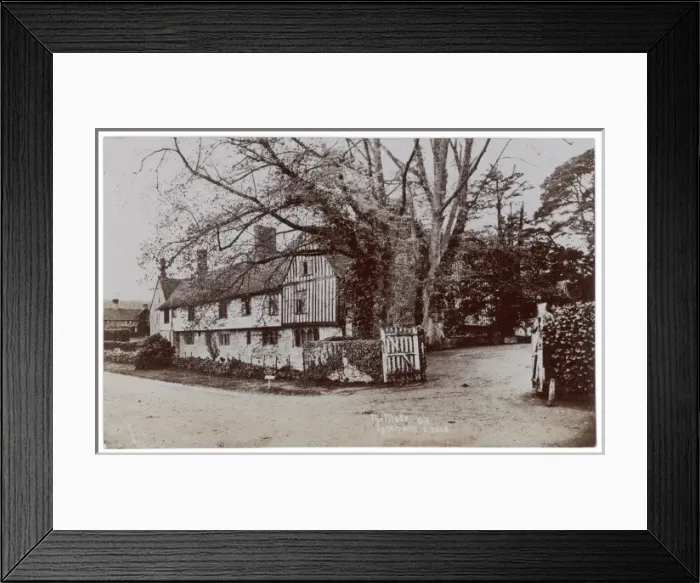 Framed Print : Ightham Mote Postcard Framed Print : Ightham Mote Postcard