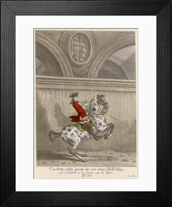 Framed Print : Ridinger Haute Ecole 4 Framed Print : Ridinger Haute Ecole 4