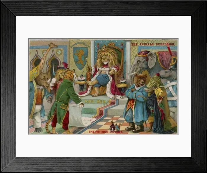 Framed Print : Animal Rebellion - 1