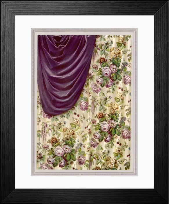 Framed Print : Furnishing Fabrics Framed Print : Furnishing Fabrics