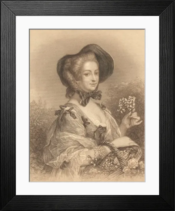 Framed Print : Mme De Pompadour / Laguich Framed Print : Mme De Pompadour / Laguich