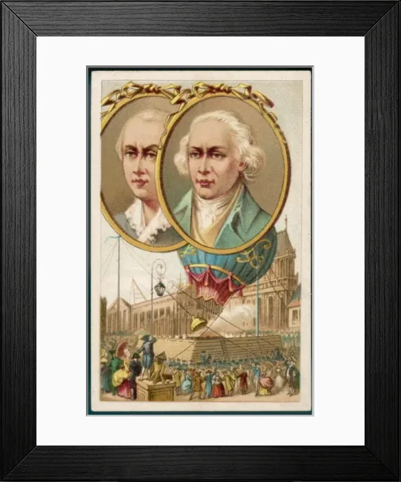 Framed Print : Montgolfier Brothers Framed Print : Montgolfier Brothers