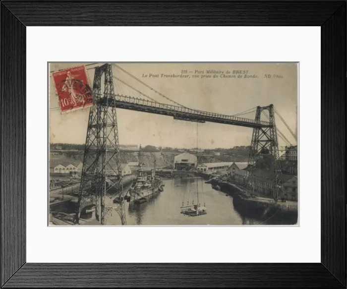 Framed Print : Brest Transporter Bridge Framed Print : Brest Transporter Bridge