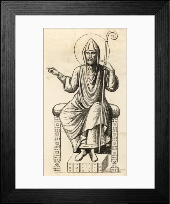 Framed Print : ABBOT. A BENEDICTINE abbot, master of a French abbey Framed Print : ABBOT. A BENEDICTINE abbot, master of a French abbey