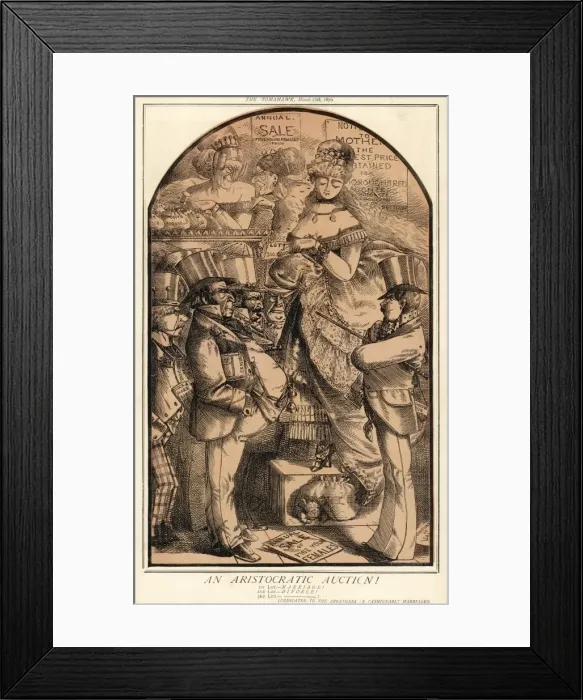 Framed Print : The Marriage Auction Framed Print : The Marriage Auction