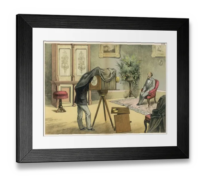 Framed Print : Photographic Sitting1882 Framed Print : Photographic Sitting1882