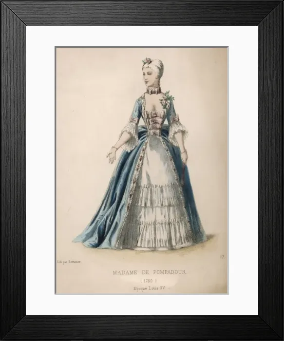 Framed Print : Mme De Pompadour / Bettani Framed Print : Mme De Pompadour / Bettani