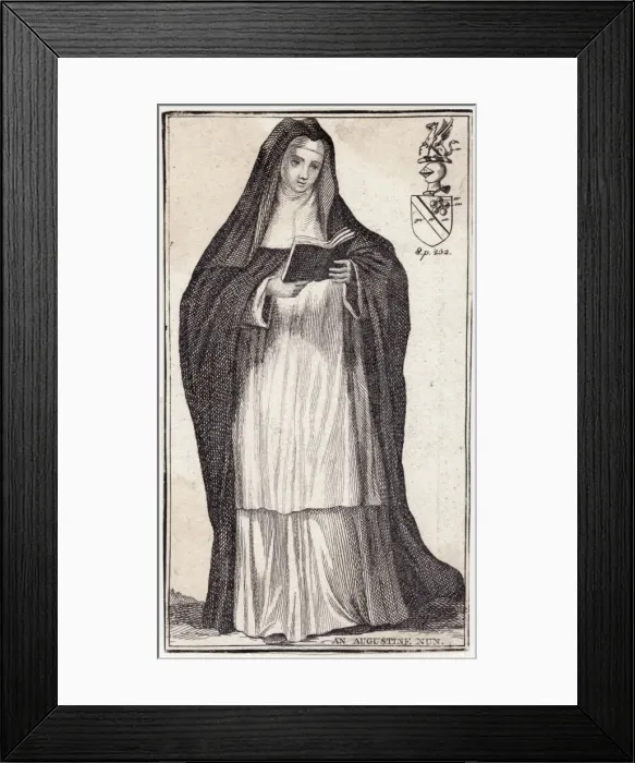 Framed Print : Augustine Nun Framed Print : Augustine Nun