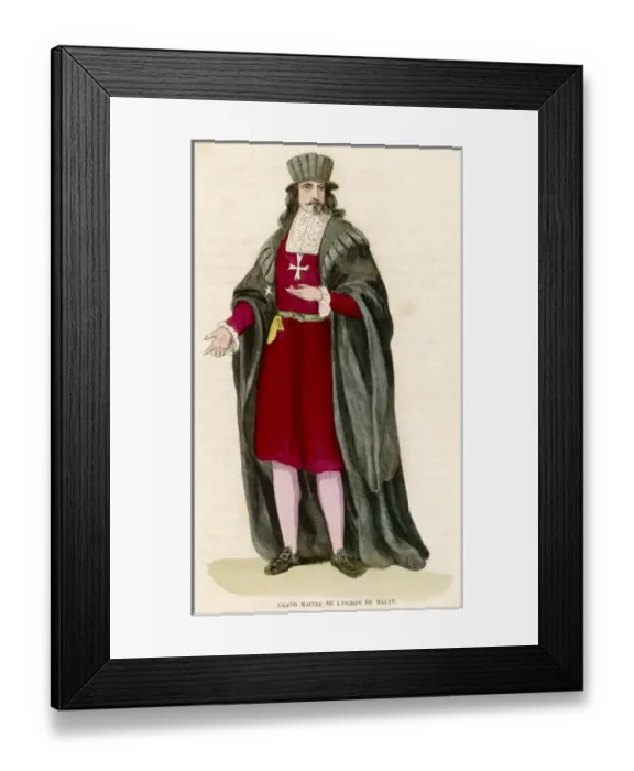 Framed Print : Kt of St John / Thiron Framed Print : Kt of St John / Thiron