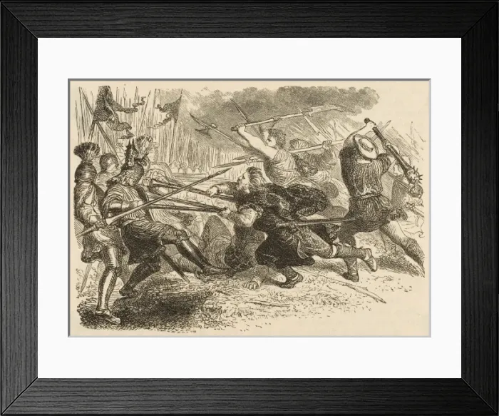 Framed Print : Battle of Sempach 4 Framed Print : Battle of Sempach 4