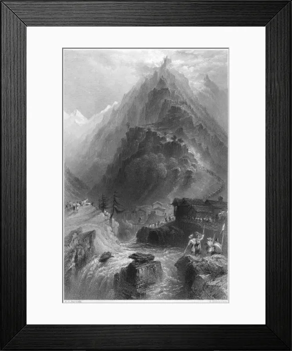 Framed Print : Waldenses Flight - 1 Framed Print : Waldenses Flight - 1