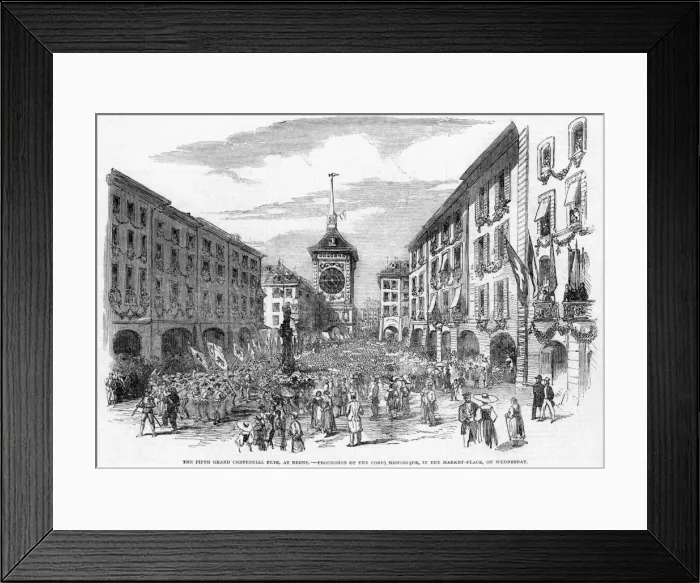 Framed Print : Fete at Bern - 2 Framed Print : Fete at Bern - 2