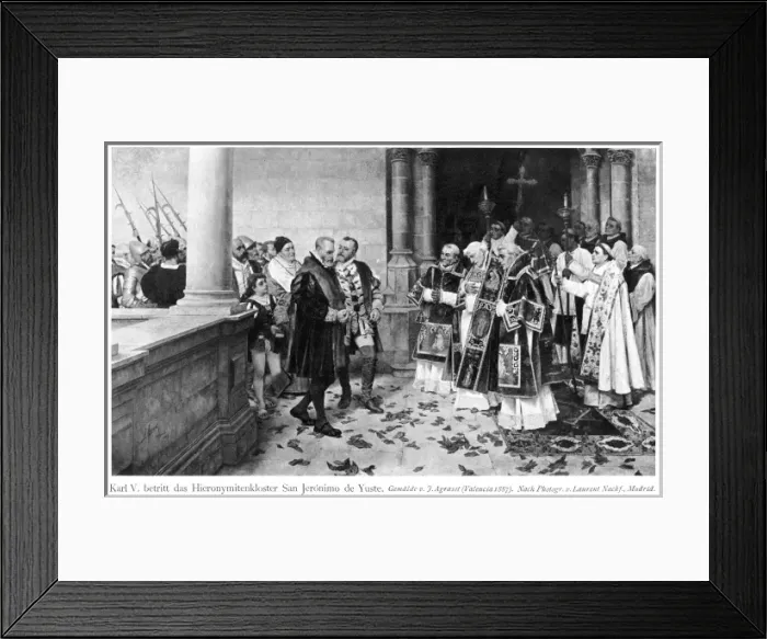 Framed Print : Carlo V Abdicates Framed Print : Carlo V Abdicates