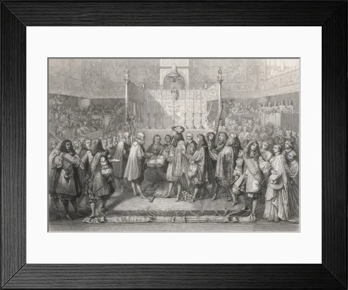 Framed Print : Alliance with France Framed Print : Alliance with France