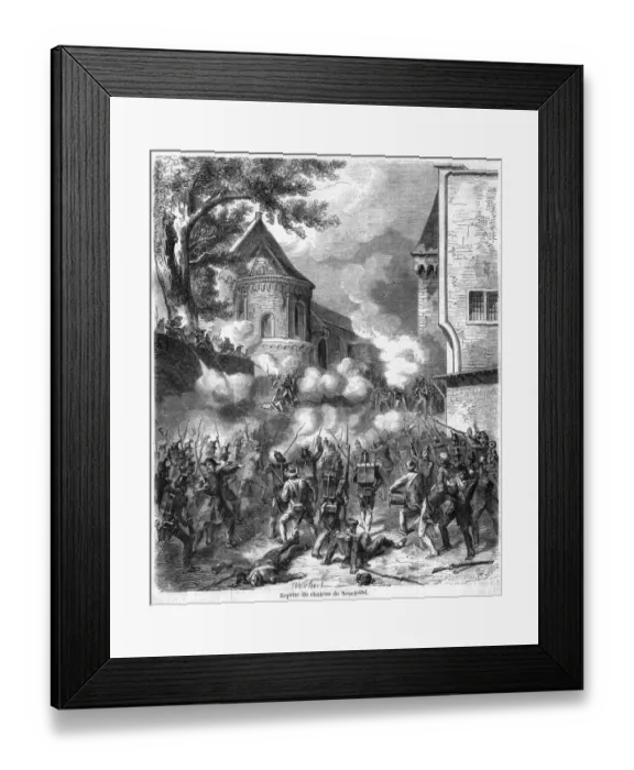 Framed Print : Neufchatel Dispute 4 Framed Print : Neufchatel Dispute 4