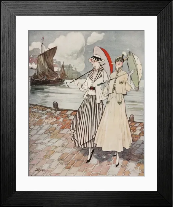 Framed Print : Toilettes de Demi-Saison Framed Print : Toilettes de Demi-Saison