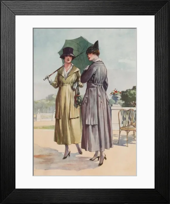 Framed Print : Summer fashions 1915 Framed Print : Summer fashions 1915