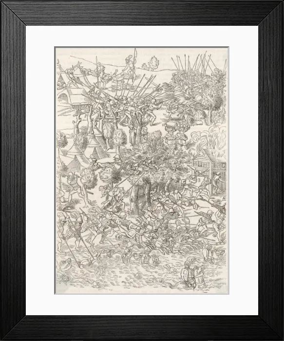 Framed Print : Battle of Morat - 2 Framed Print : Battle of Morat - 2