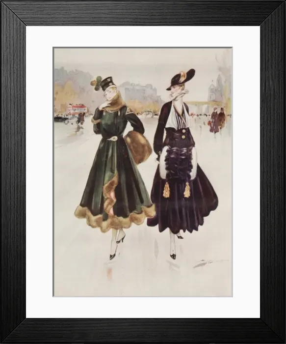 Framed Print : Costumes d Framed Print : Costumes d