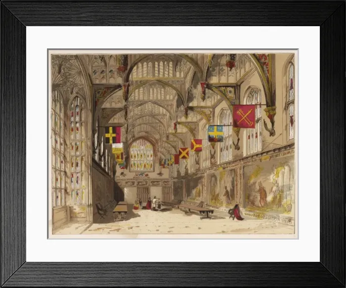 Framed Print : Hampton Court / Wolsey Hal Framed Print : Hampton Court / Wolsey Hal