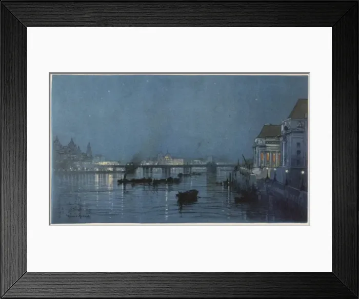 Framed Print : Thames / Charing X 1926 Framed Print : Thames / Charing X 1926