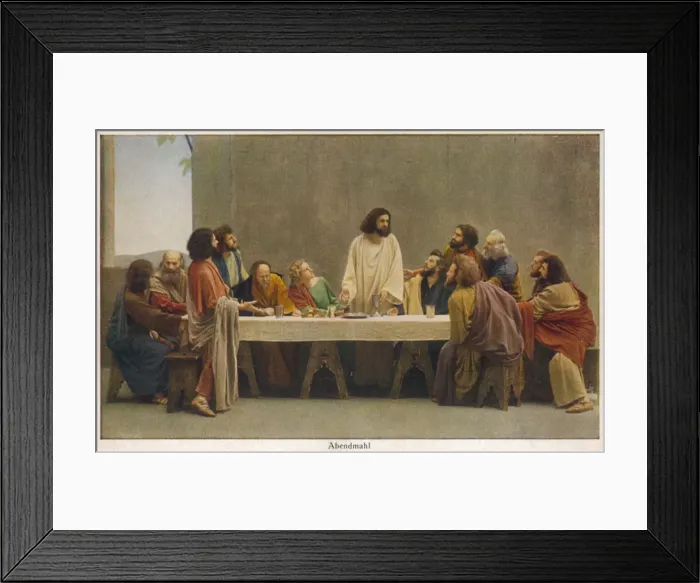 Framed Print : Oberammergau - Supper Framed Print : Oberammergau - Supper