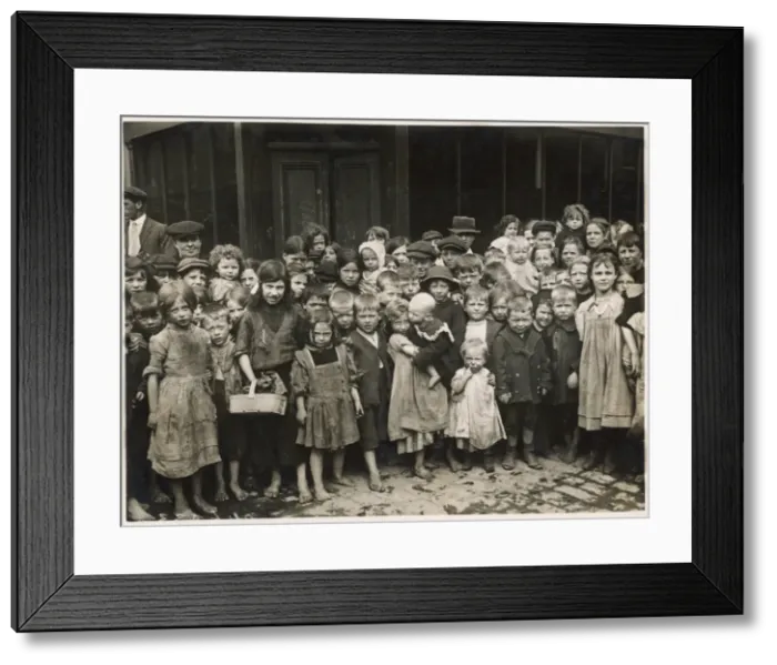 Framed Print : Street Arabs / Large Group Framed Print : Street Arabs / Large Group