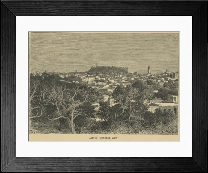 Framed Print : ALEPPO / SYRIA / 1880 Framed Print : ALEPPO / SYRIA / 1880