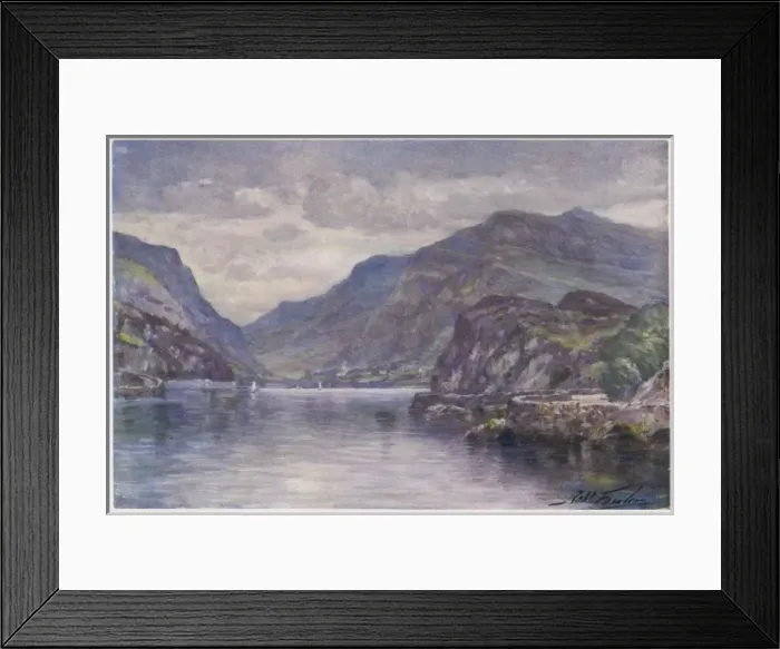 Framed Print : Snowdon Llanberis Lake Framed Print : Snowdon Llanberis Lake
