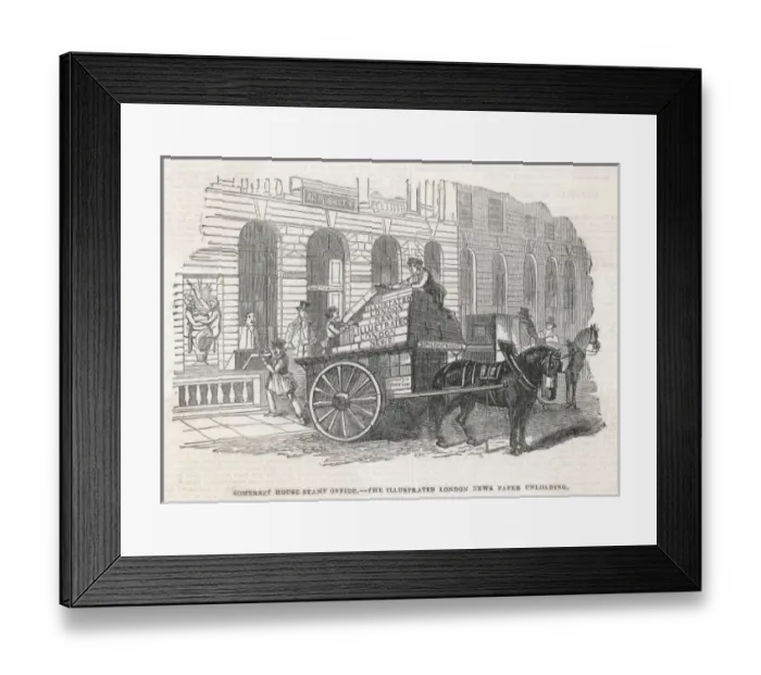 Framed Print : Newspaper Stamp Duty Framed Print : Newspaper Stamp Duty