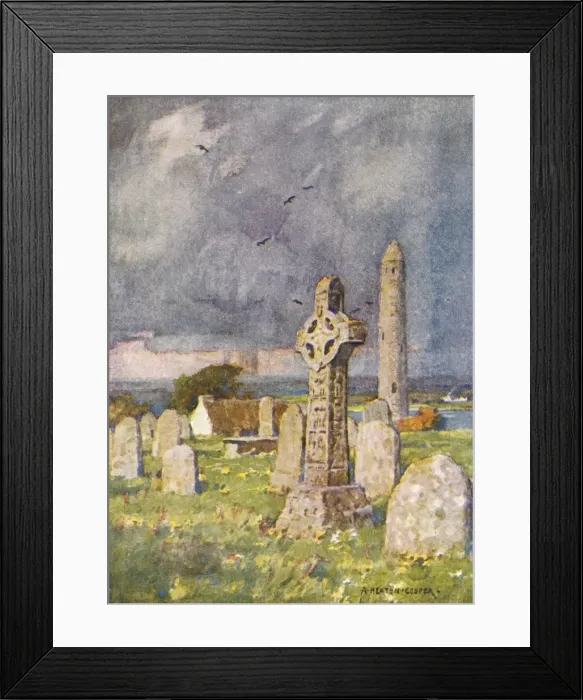 Framed Print : Clonmacnoise / Ireland Framed Print : Clonmacnoise / Ireland